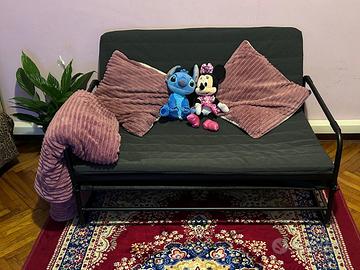 Divano letto IKEA grigio scuro