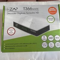 iZAP T366 Decoder dig.terrestre HD DVB T2 HEVC