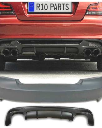 PARAURTI POSTERIORE BMW E82 E88 07-11 LOOK M PERFO