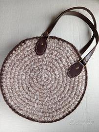 Borsa uncinetto rotonda