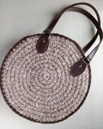 Borsa uncinetto rotonda