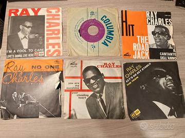 14  vinili 45 giri ray charles, alcuni rari