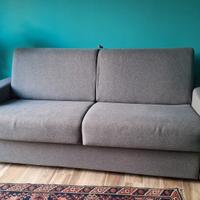Divano letto 3 posti mod. Positano, colore grigio