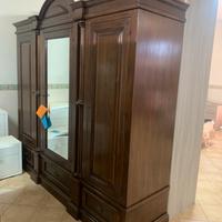 Armadio BALLERINI tre ante e cassetti stile impero