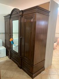 Armadio BALLERINI tre ante e cassetti stile impero