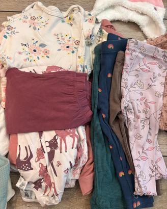 👧  Lotto abbigliamento bambina – taglia 80