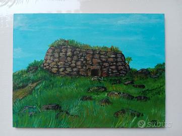 Dipinto nuraghe - Sardegna