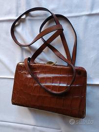 Borsa vintage vitello stampato