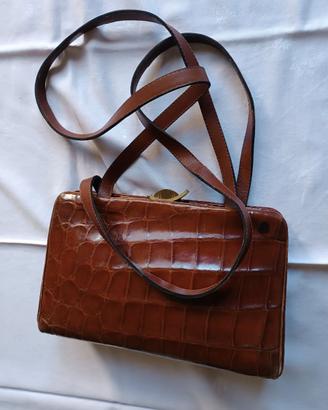 Borsa vintage vitello stampato