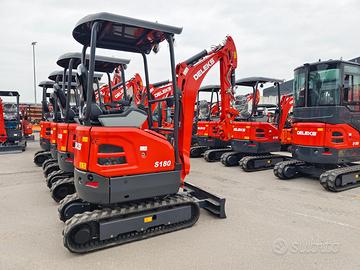 Miniescavatore 18qli motore Kubota - 2 velocità