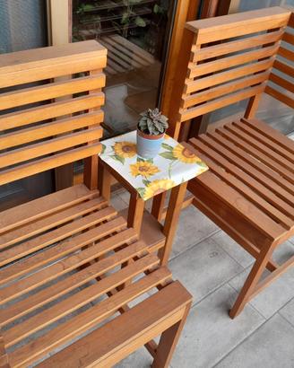 Sedie da Giardino in legno