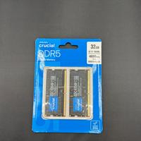 RAM Portatile Crucial 32GB (2x16) DDR5 4800MHz SOD