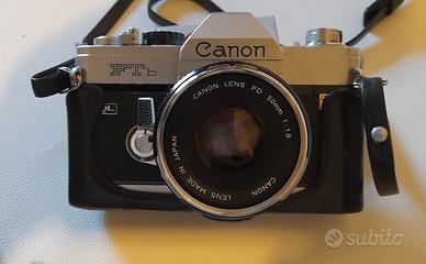 Canon FTb completa di obiettivi, accessori e borsa