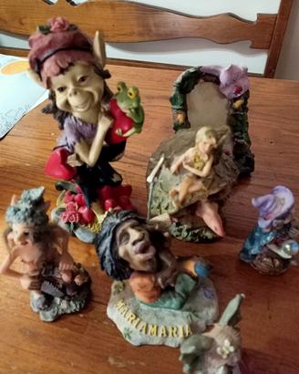 statuette fantasia ,, folletti 