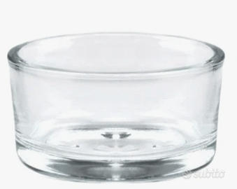 30 pezzi di portacandele per lumini in vetro trasp