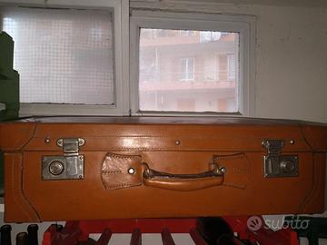 Valigia vintage cuoio