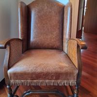 Poltrona in pelle