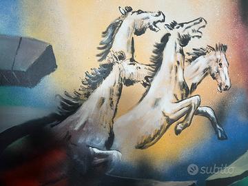 Quadro ANTONIO BERTE’ pubblicato 1,50x1,00 metro