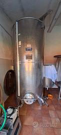 tino acciaio per vino 2800 litri