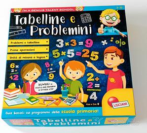 Gioco da tavola Tabelline e Problemi Liscani