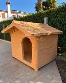 Cuccia grande coibentata per cani da esterno
