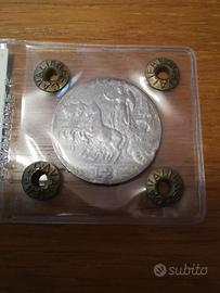 Moneta 2 lire 1911 argento 