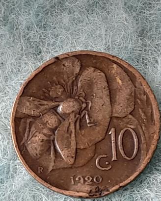 Moneta da collezione vintage del 1920