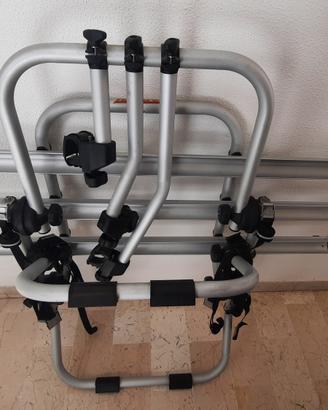 Portabici posteriore in alluminio 3 posti