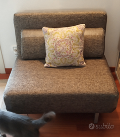 Poltrona letto Coincasa Flexi Brown