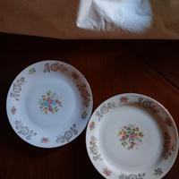 Due Piatti Piani in Porcellana Seltmann Weiden 