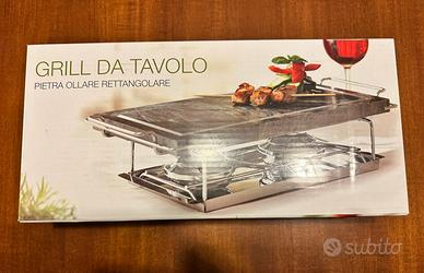 Grill da tavolo barbecue pietra ollare