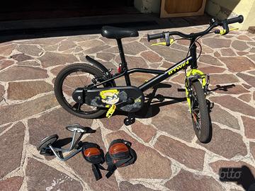 Bicicletta bambino 4-6 anni con rotelle