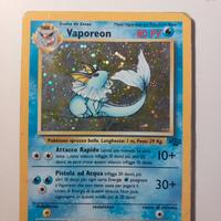 vaporeon 12/64 set base jungle carte pokemon