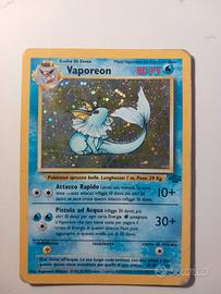 vaporeon 12/64 set base jungle carte pokemon