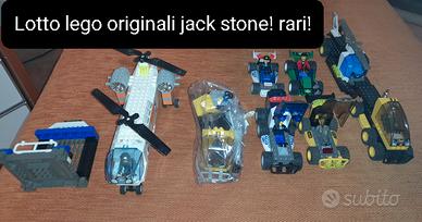 Lotto lego originali Jack stone,mezzi + minifigure