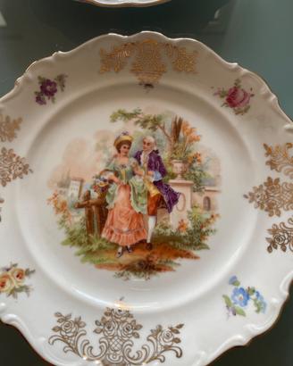 Servizio di piattini vintage