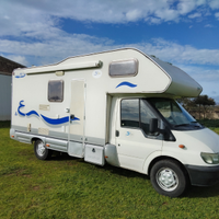 Blue Camp Sky 50 Ford Transit