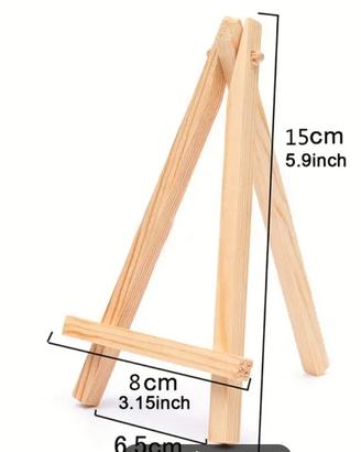 5 cavalletti legno esposizione 