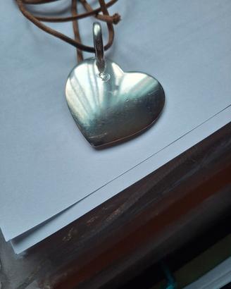 ciondolo dodo maxi cuore argento 925
