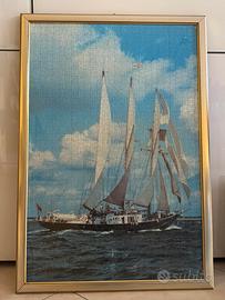 Puzzle barca a  vela 1000 pz