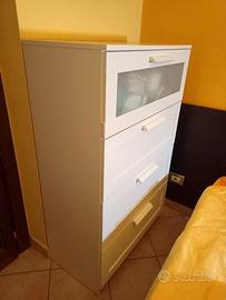 Cassettiera bianca con 4 cassetti - già prenotata