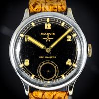 Marvin Pilot 50's, gilt dial