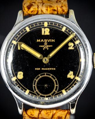 Marvin Pilot 50's, gilt dial