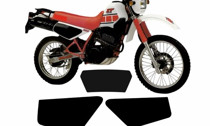 Adesivi tabelle XT 350 1985/86 colore Nero Opaco