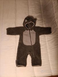 Tuta pesante da esterno in pile