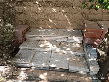 mattonella in graniglia di cemento e marmo