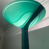 Lampada da terra led con paralume vetro Murano