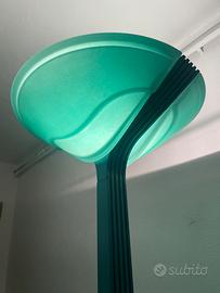 Lampada da terra led con paralume vetro Murano