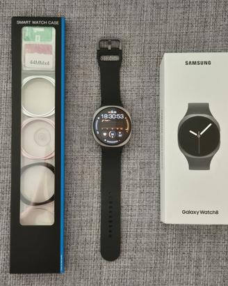 Samsung Galaxy Watch8 (Bluetooth, 44 mm) + cover