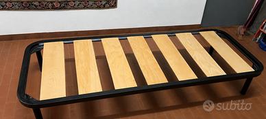 Rete singola a doghe 80x190 cm + Struttura letto